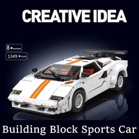 1349PCS Building Block Car 10045 Technical Car Toys The MOC-82416 Exercise Car Model Building Block Brick Kid Christmas Gift Toy