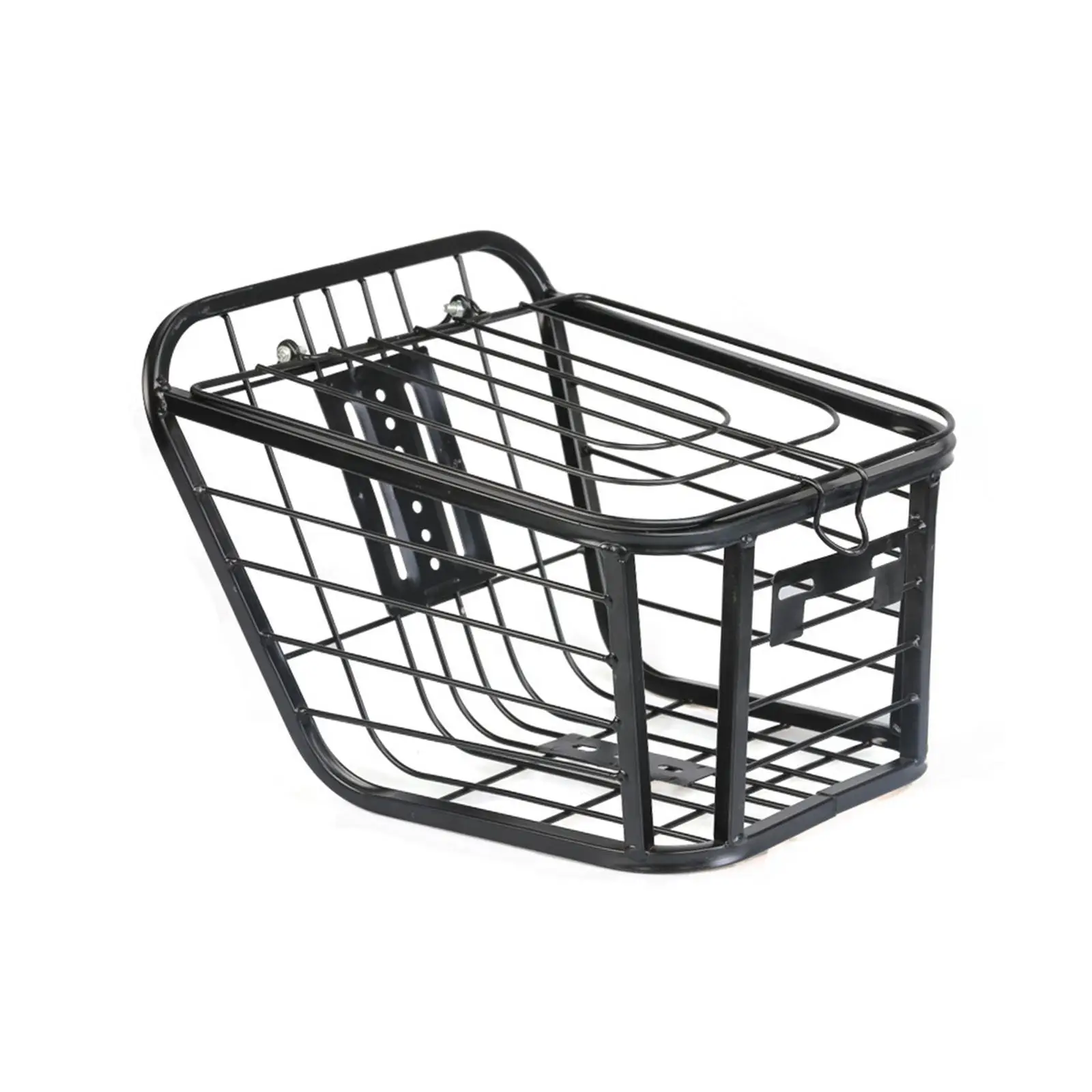 Bike Basket Metal Shopping Bag Container Universal Wire Mesh Basket for Cycling Folding Bike Outdoor Luggage Women's and Men's