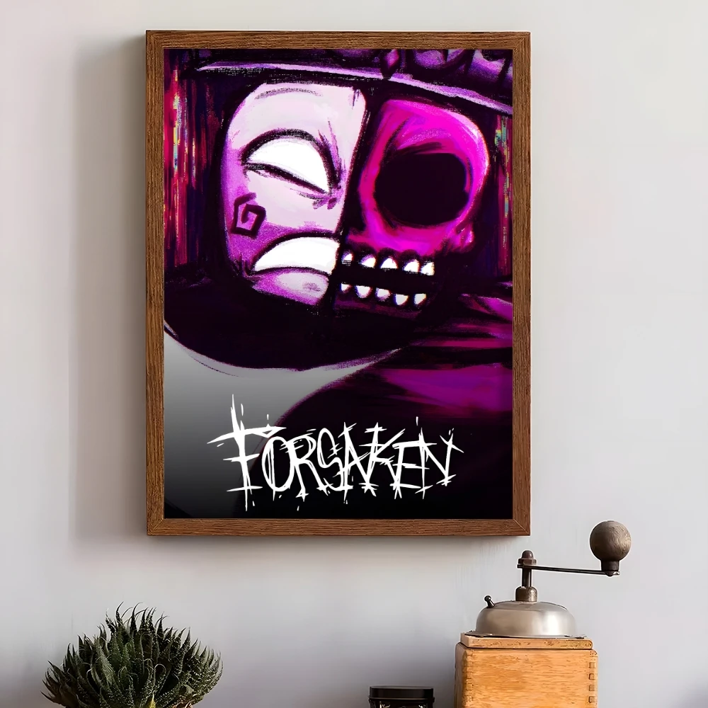 Cool Video Gme F-Forsaken Poster Premium Vouw Waterdichte Esthetische Muurkunst Ontworpen Voor Woonkamer Slaapkamer Woondecoratie