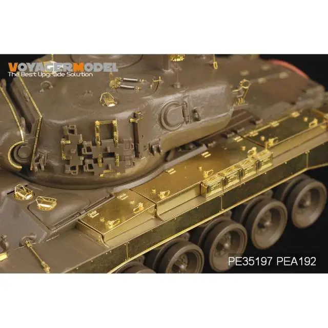 VOYAGER PEA192 1/35 WWII US Army M26 Pershing Tank Side Skirts and Stowager Bins