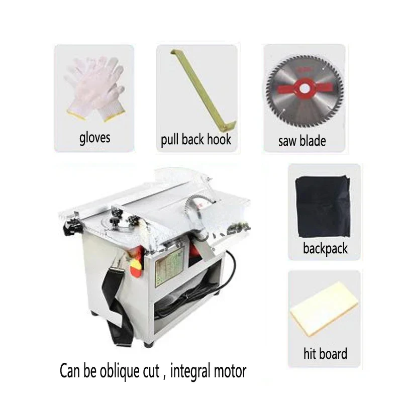 Hot SalHot Sal PC Dktop Floor Dust Power Tools V Beveled Woodworker Sliding Tle Saw Multi-Function