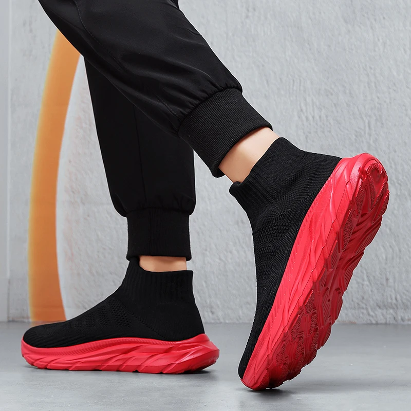 Shoes For Women Designer Sock Shoes Men Tenis Socks Sneakers Non-slip Thick Soled Zapatillas Breathable Female Light Luxury Shoe