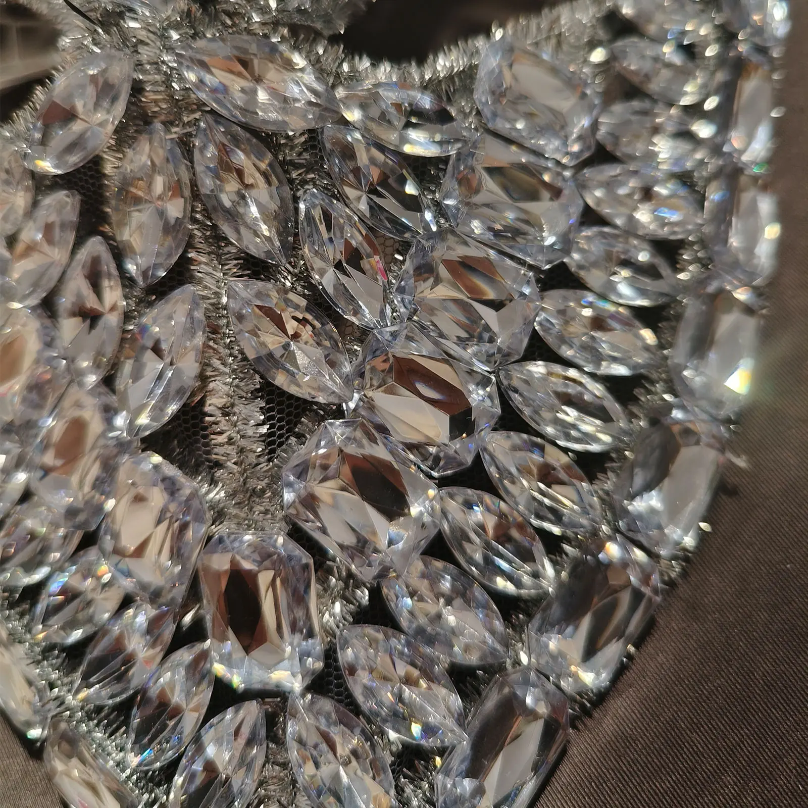 مثير الشظية الفاخرة الراين الرجال كوس اللعب الرعب قناع اكسسوارات حفلة الرقص المغني المرحلة جوجو ازياء الهذيان مهرجان ارتداء