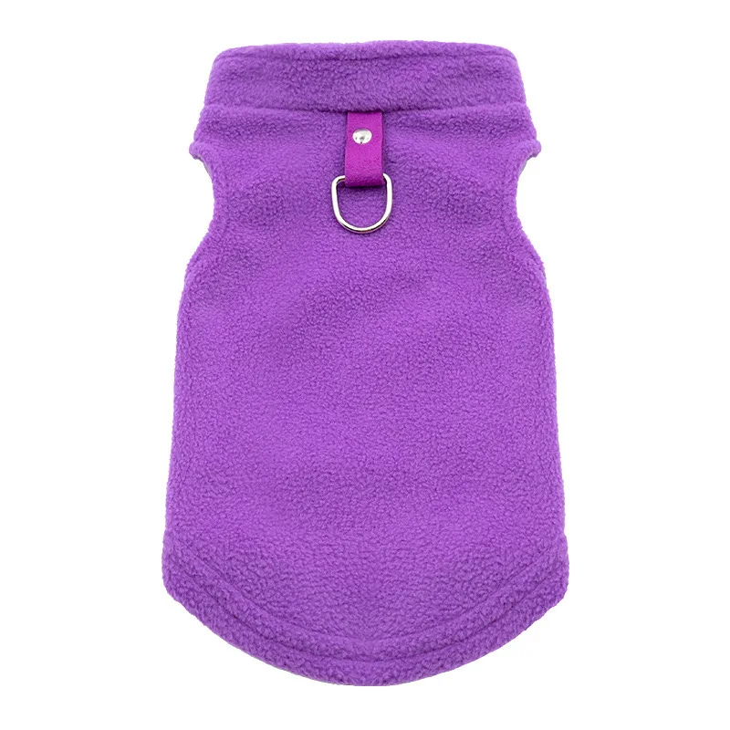 Soft Fleece Dog Vest Puppy Cat Clothes Spring Winter Outdoors Warm Vest Sweater Costumes Jacket Yorkshire Clothes For Small Dogs