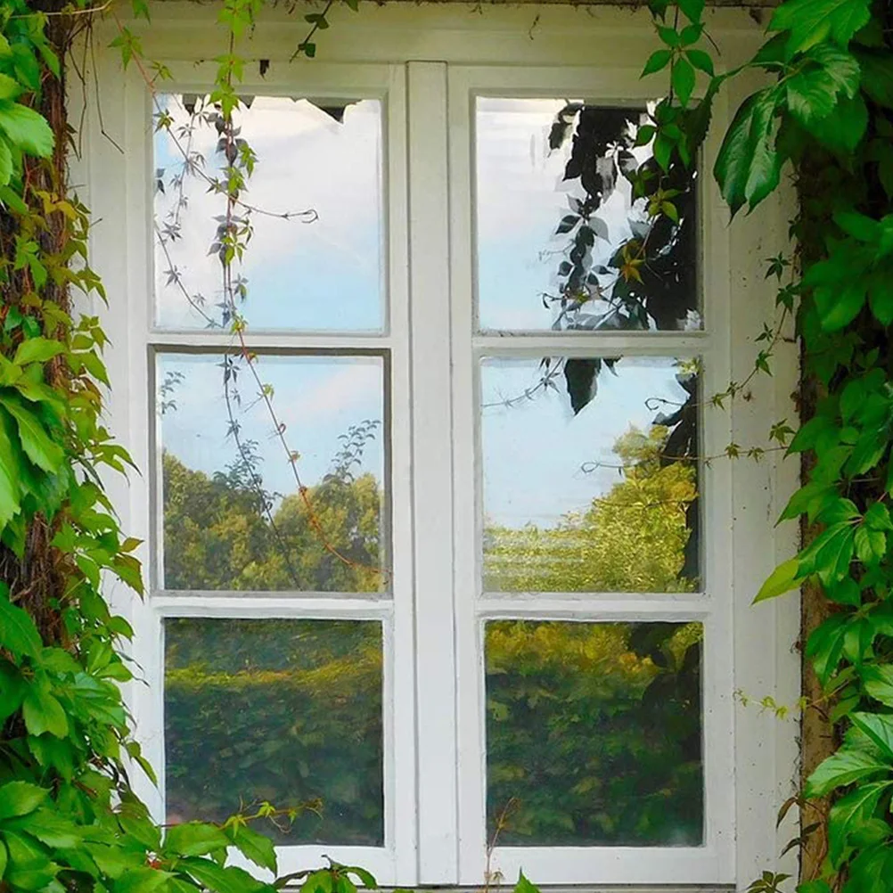 

Window Frosting Film Thermal Insulation and Sun Protection Adhesive Privacy Glass for Home Bathroom Opaque