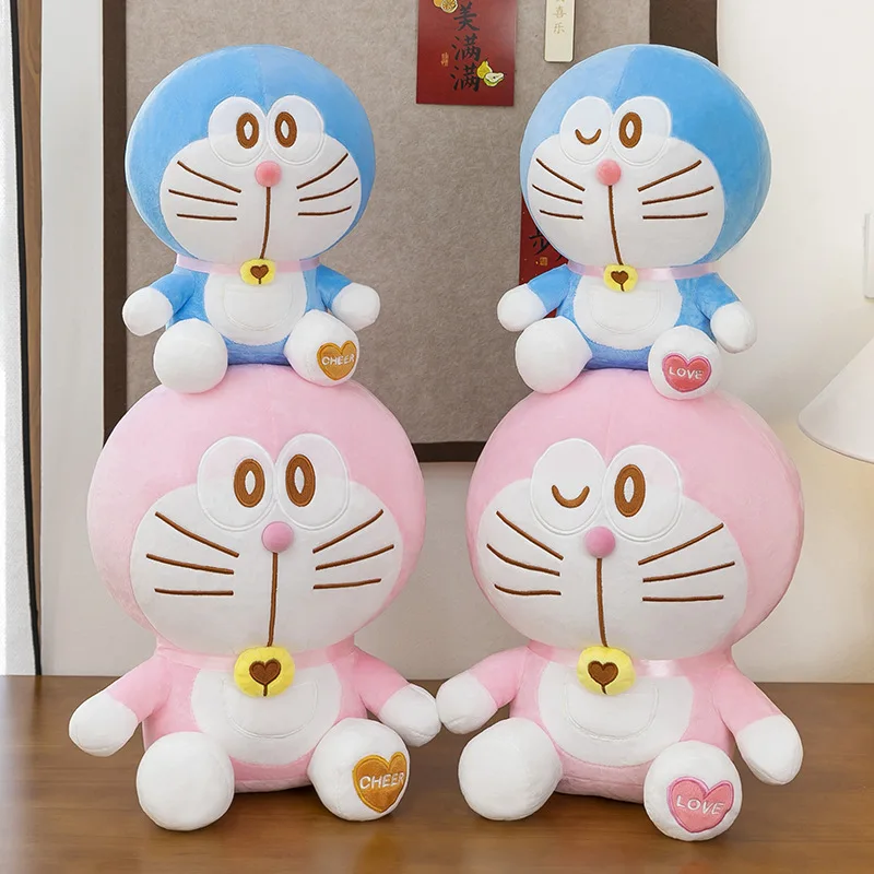 30 40CM Anime Doraemon Kawaii Stuffed Plush Toy Soft Animal Plush Doll Figures Doraemon Dolls Birthday Gifts for Girlfriend Kids