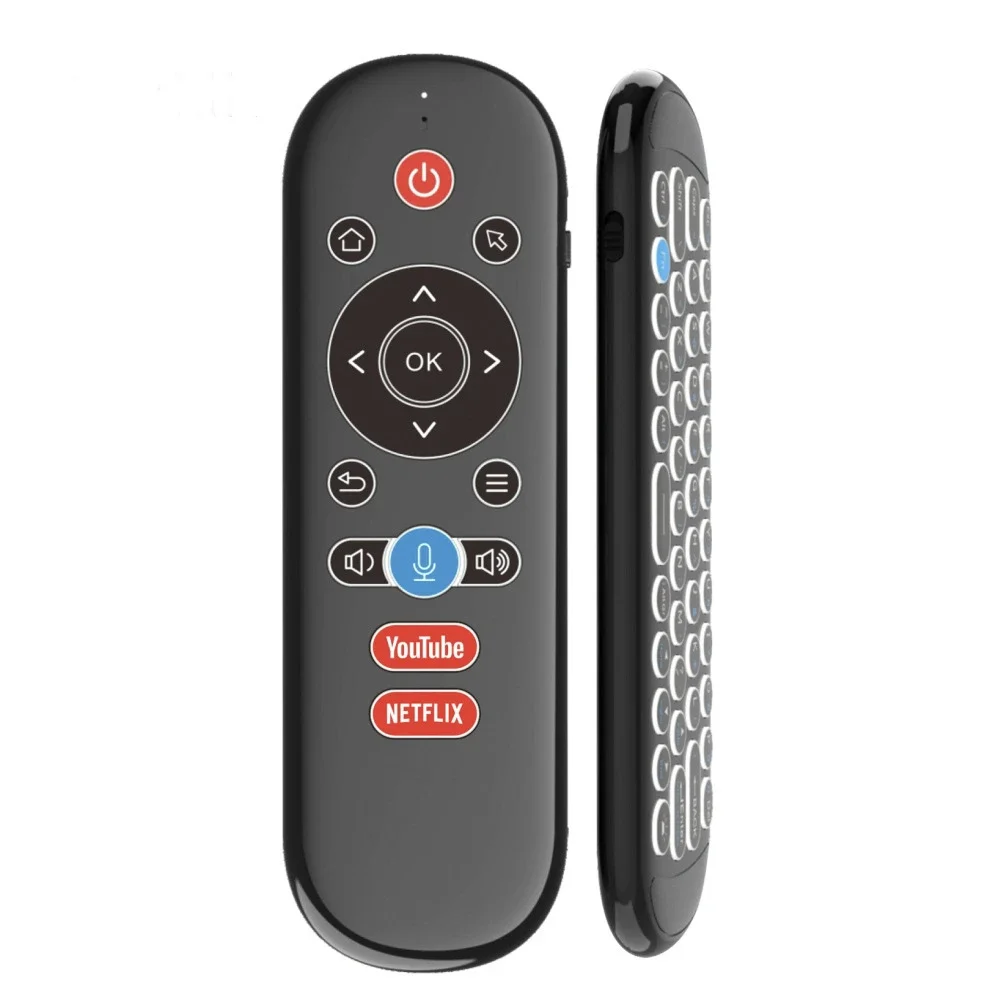 

Smart TV Remote Control Air Mouse 2.4Ghz W1 PLUS Backlit Wireless Mini Smart Gyroscope Keyboard Anti-loss IR for Android TV Box