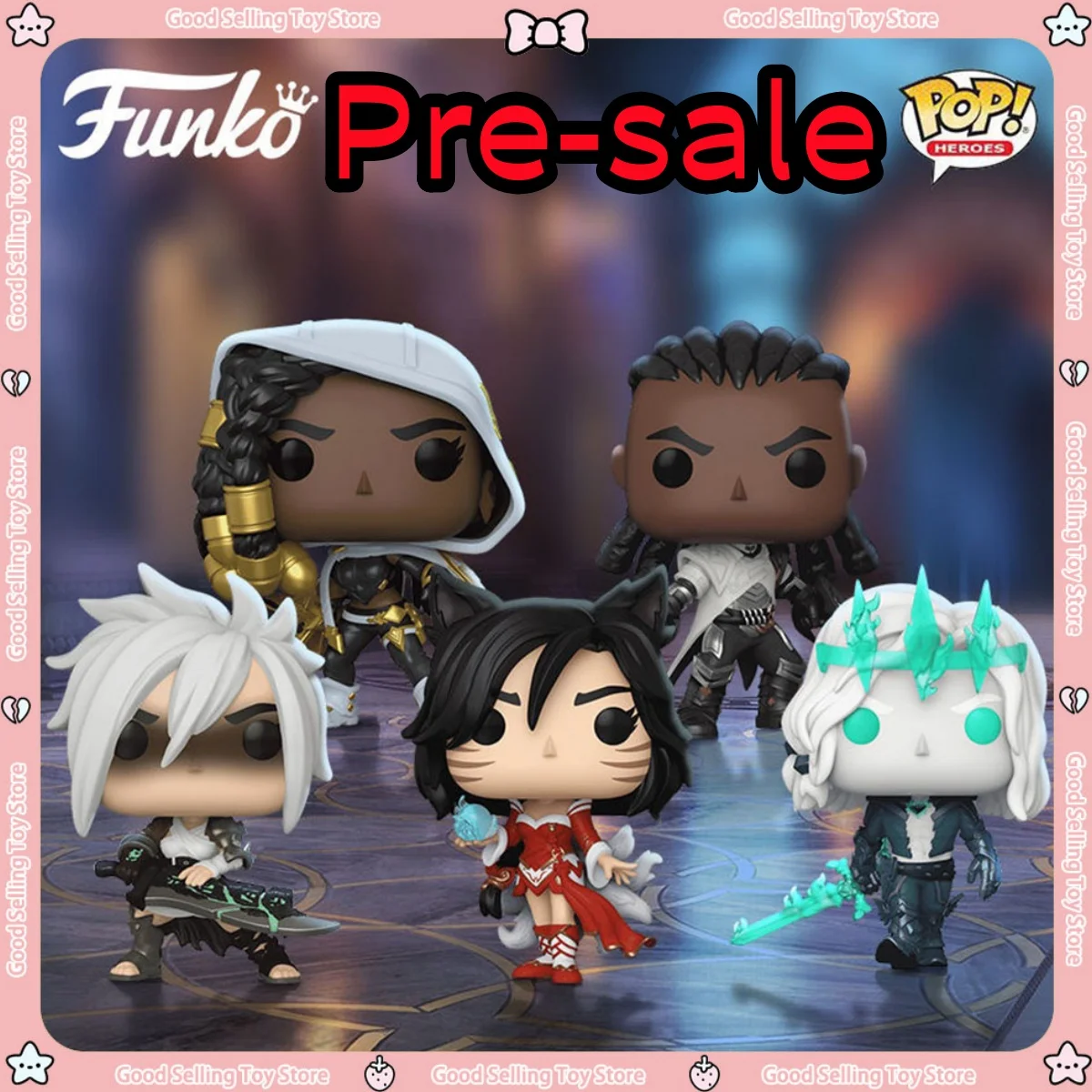 Pre-sale Funko Pop League of Legends Battle Two Cities Ahri Viego Senna Riven Model League of Legends Figurines Christmas Gift