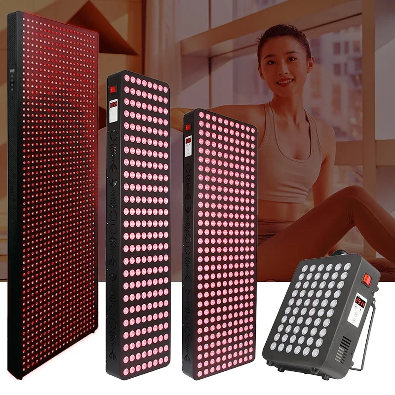 6000W Red Led Light Therapy Panel 660nm 850nm Led Near Infrared Light Full Body Panel