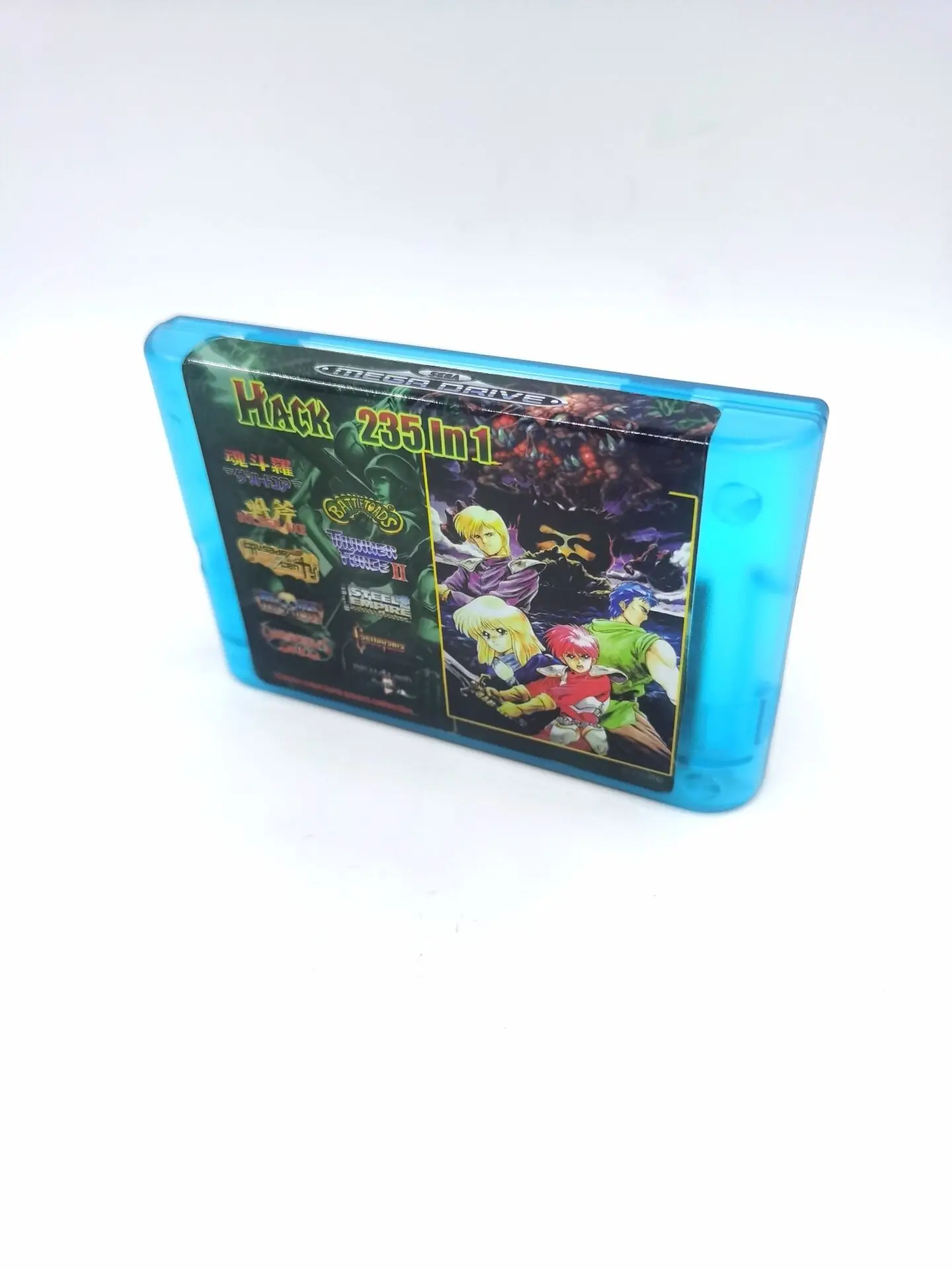 Cartucho de juego Hack Sega Genesis Mega Drive, cartucho de juego de 2G bit, 235 en 1, versión definitiva