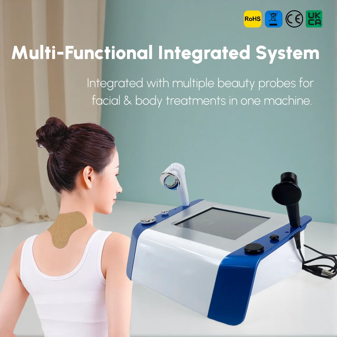 448KHz RF Skin Tightening Machine, Professional Physiotherapy Device for Face Lifting Body Contouring Cellulite Removal Pain Man