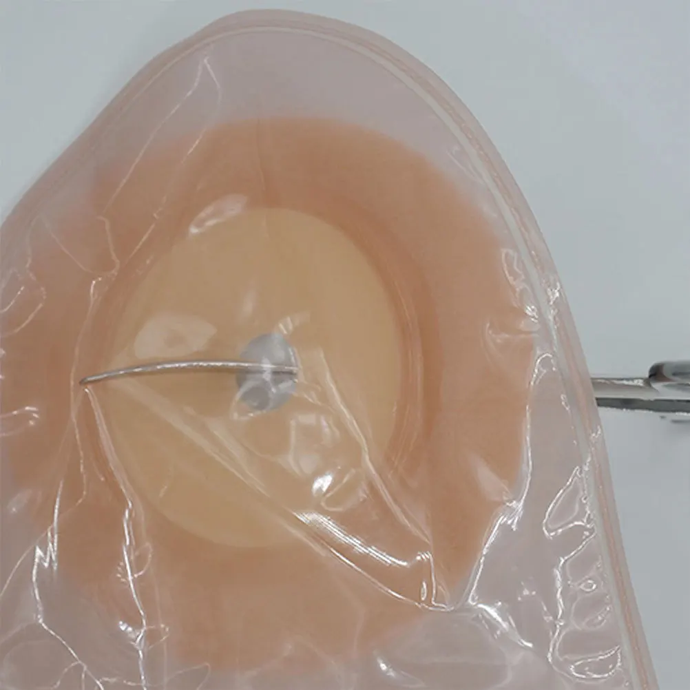 2 قطعة مقص فغر القولون طرف حاد الفولاذ المقاوم للصدأ غير قابل للصدأ مقص دائم قطع أكياس شكل دائري #4