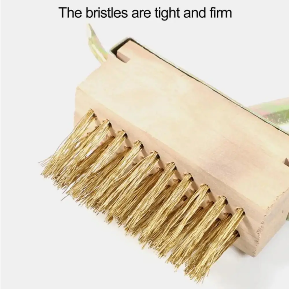 مقبض فولاذي طويل يدوي الكراك Weeder من الفولاذ المقاوم للصدأ فرشاة إزالة الأعشاب القابلة للفصل سحب هوك رأس مكنسة أسلاك الفولاذ #1