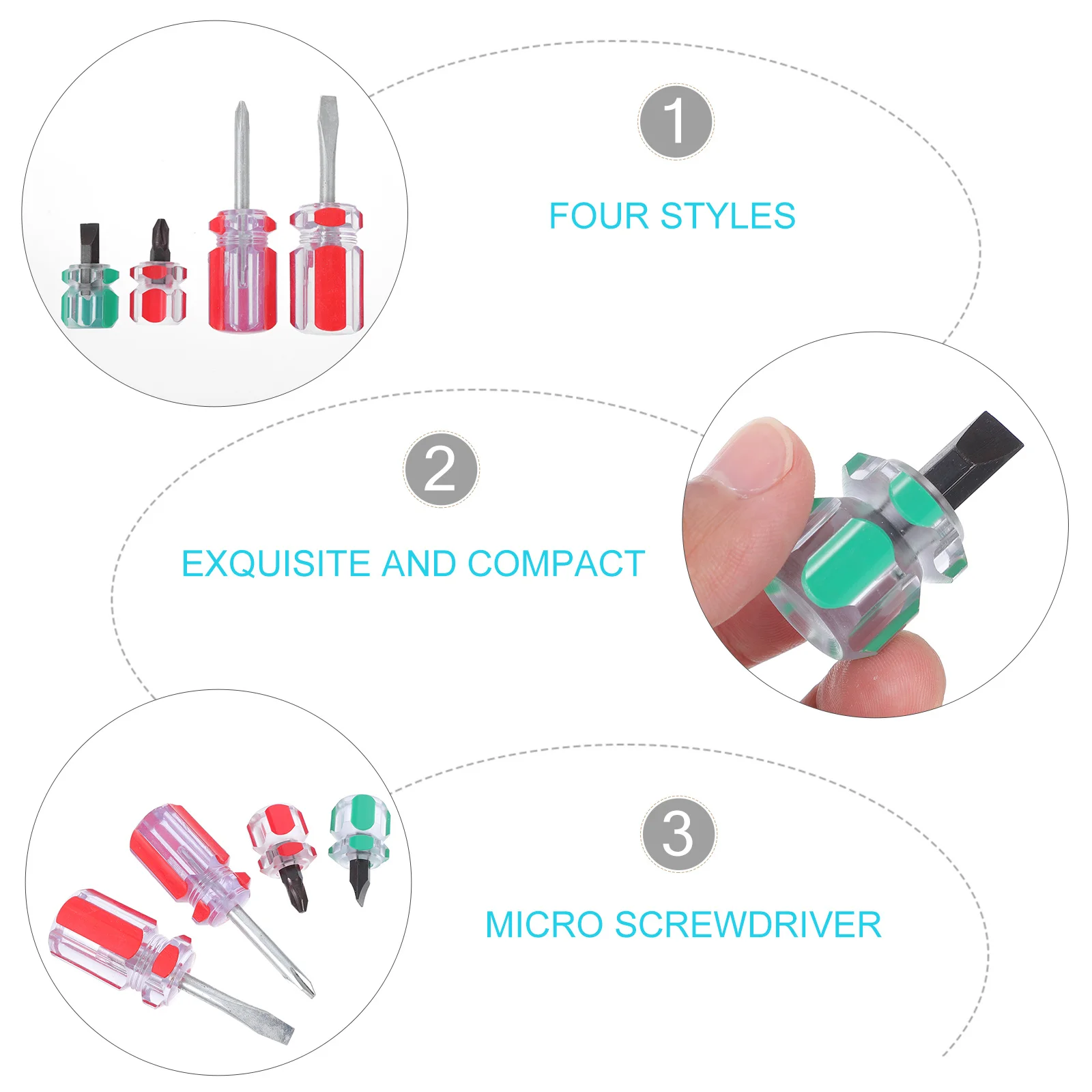 12 قطعة مجموعة مفك مغناطيسي مسطح متقاطع أداة يدوية صغيرة لإصلاح المنزلية متعددة الأغراض مفك مغناطيسي مسطح