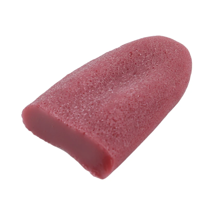 1Pcs Realistic Simulation Fake Tongue Finger Sleeve Gross Jokes Toys Prank Magic Tricks Halloween Horrific Magicians Props