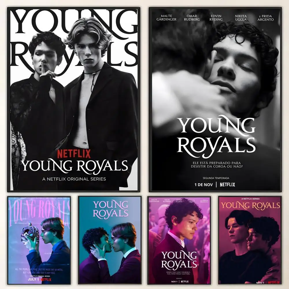 Poster HD art, waterproof, sticky wall, home decoration (living room, bedroom, bar), aesthetic Young Royals TV Show