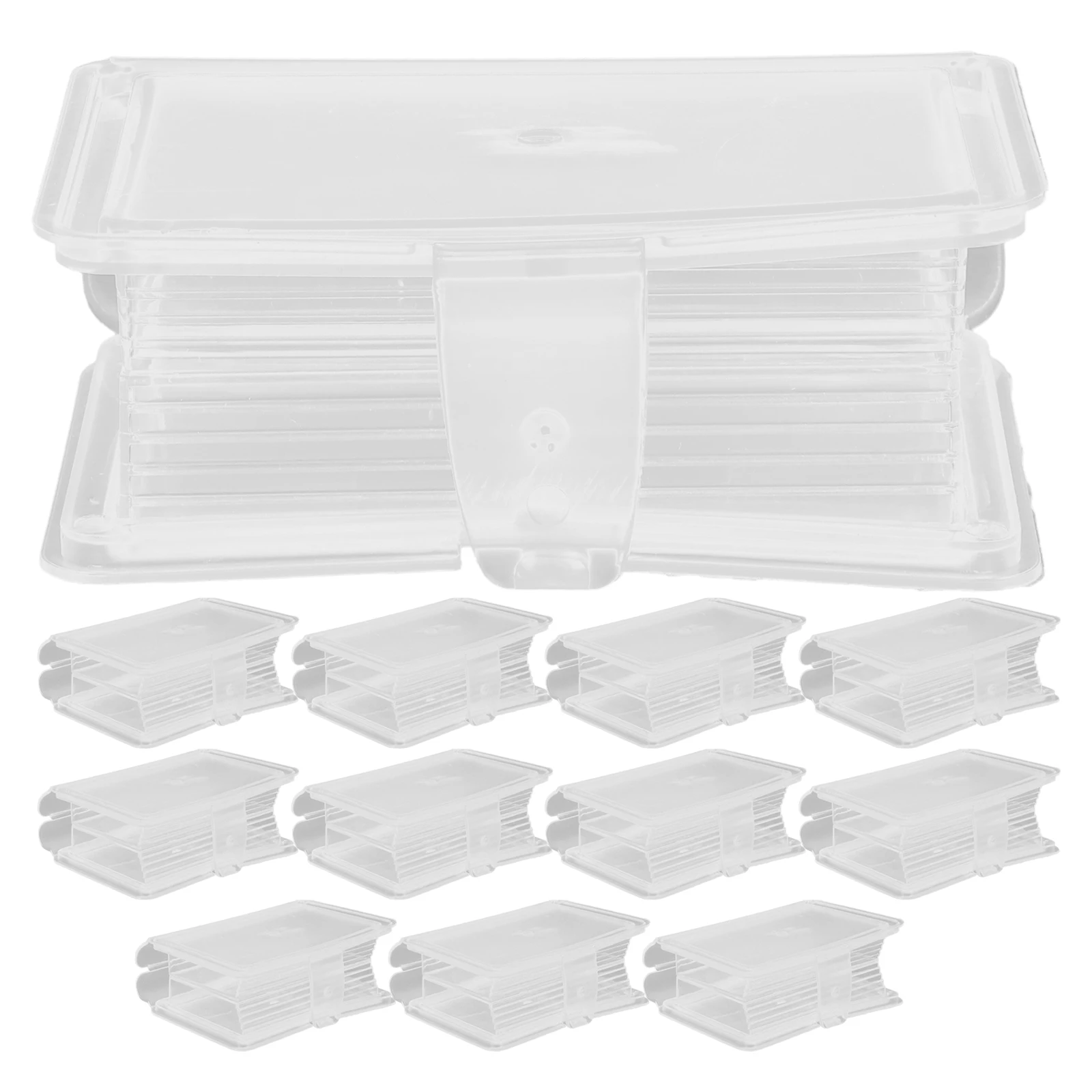 

12 Pcs Candy Box Storage Small Boxes Case Mini for Items Transparent Organizer Travel