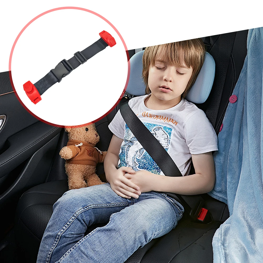 2/1PCS Seat Belt Shoulder Neck Strap Adjuster Car Seat Safety Belt Clip Buckle Seat Belt Stopper Adjuster Clip for Kids Toddler