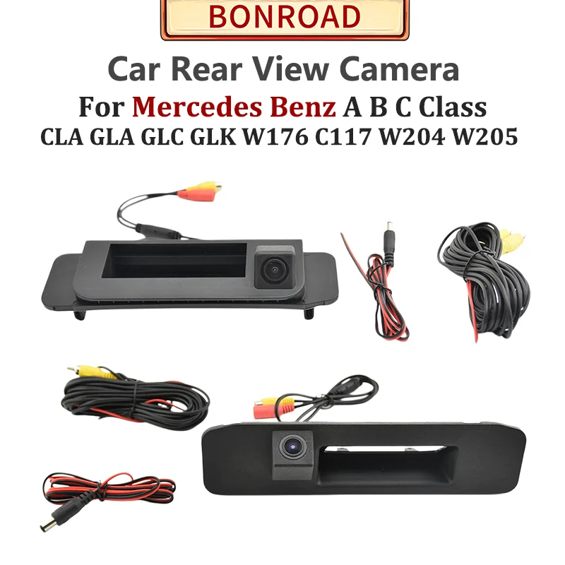 Kamera cofania samochodowa 170 stopni do Mercedes Benz A C Klasa W176 W204 W205 GLA CLA X156 C117, wodoodporna kamera do parkowania tyłem