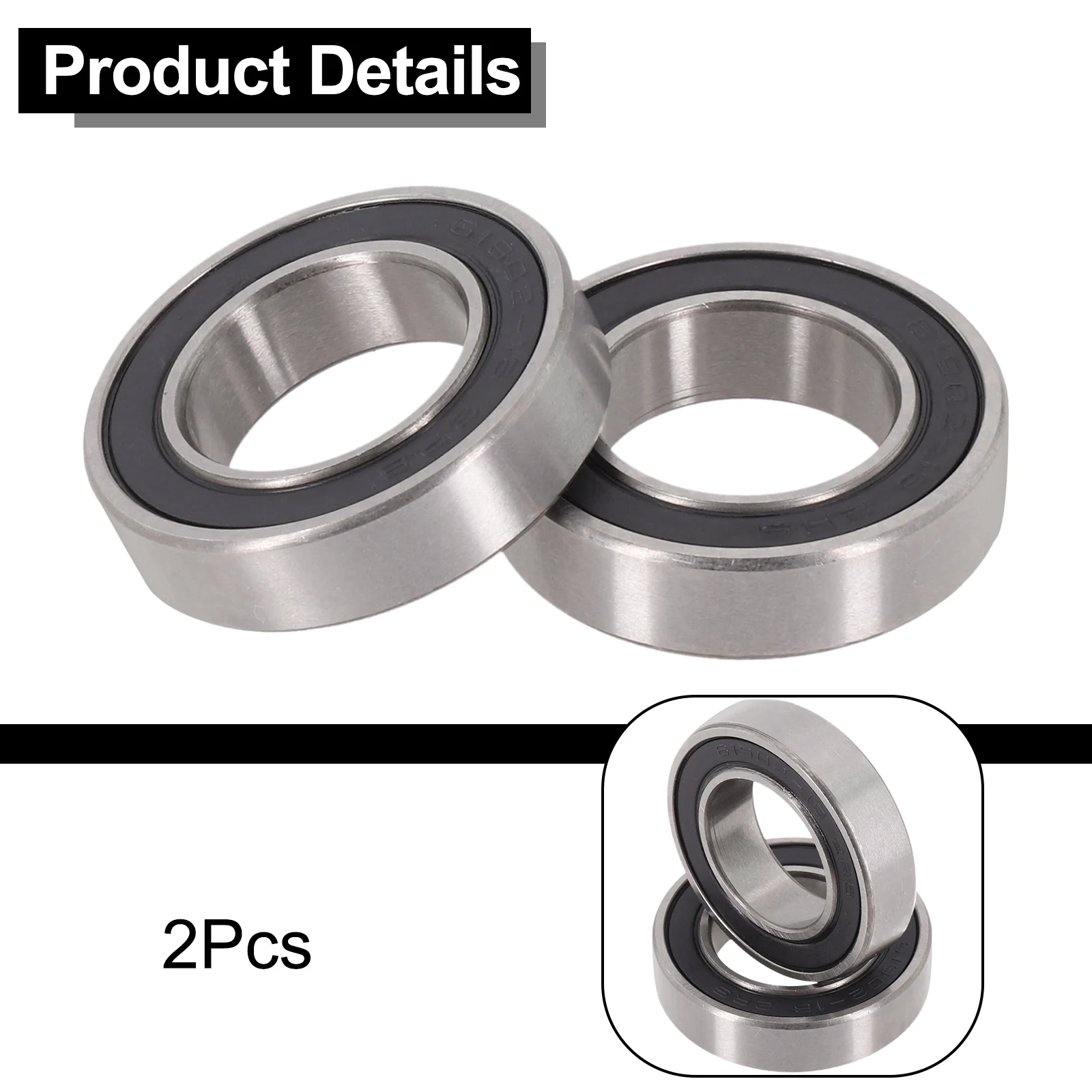 4pcs 163110-2RS Bicycle Bearing SteelFlower Drum Bearing 16*31*10mm Bearing Mountain Bike Bicycle Spare Parts Bicycle Parts