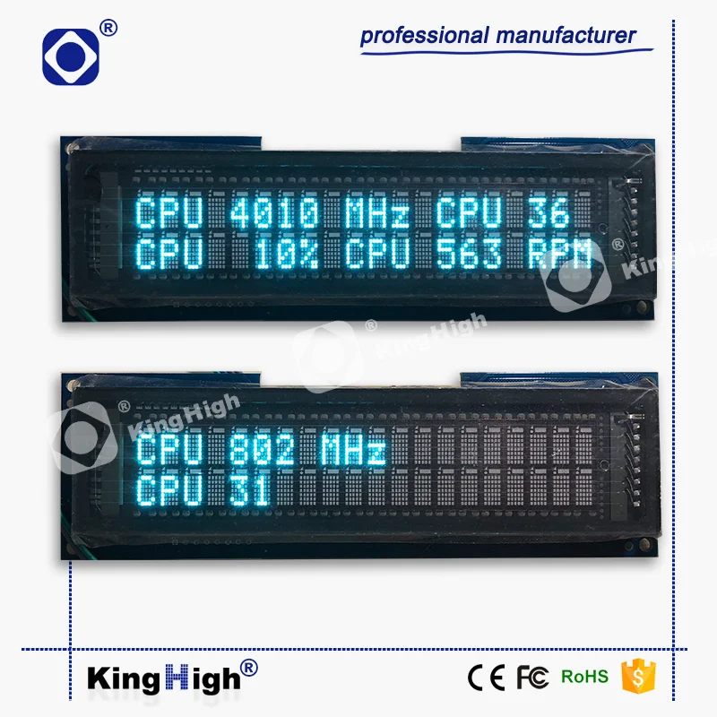 The Computer Chassis DIY Supports 64 Bit Aid64vfd2002 Display USB Ports Such as Win10