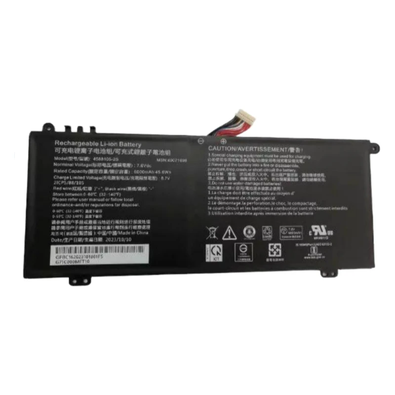 High Quality 4588105-2S Laptop Battery 7.6V 6000mAh For Toshiba Dynabook Satellite Pro C50-J C50-G C50-H C40-J C40-G Brand New