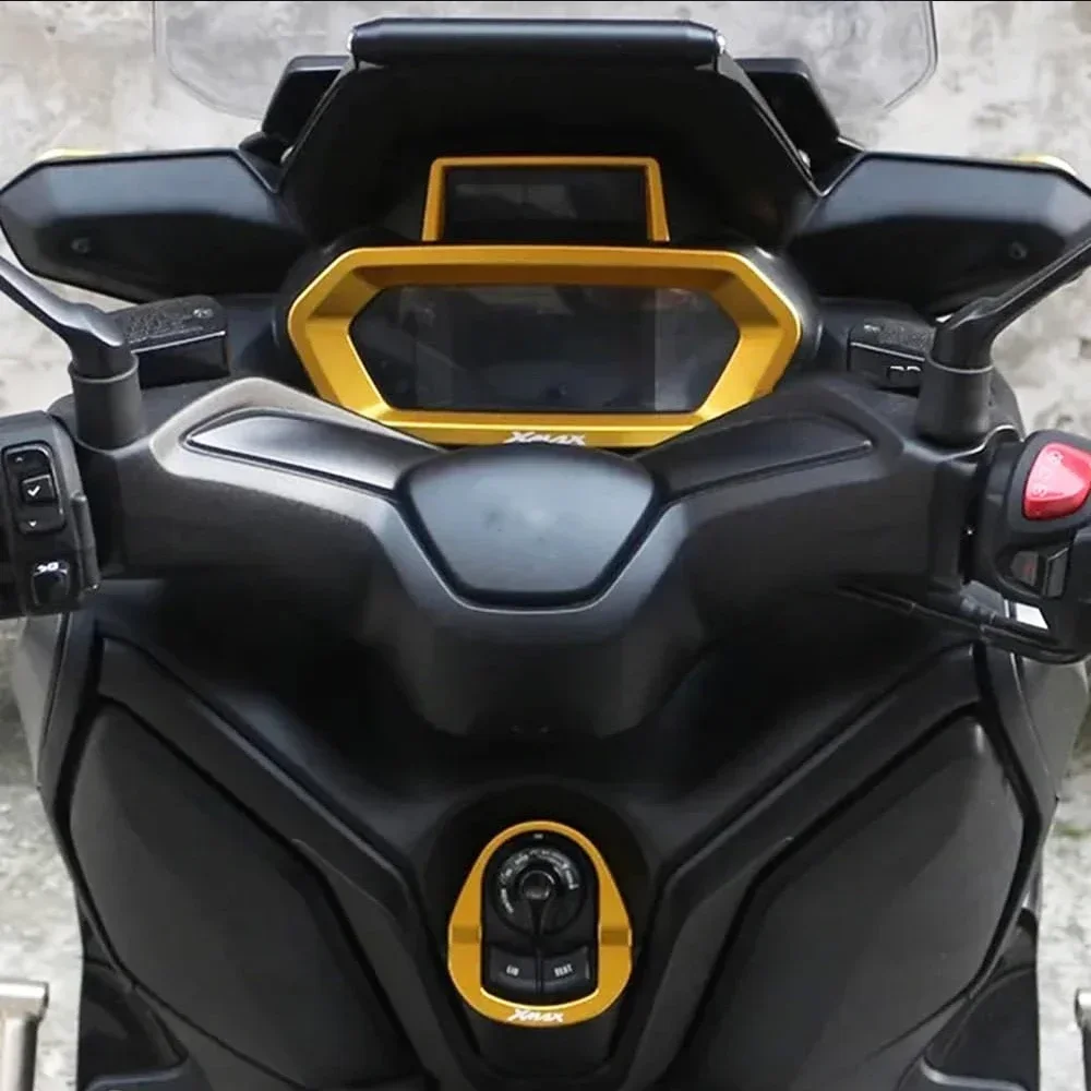 For XMAX300 XMAX250 2023 Motorcycle Accessories Electric Door Lock Dashboard Instrument Frame Cover Trim X MAX 125 250