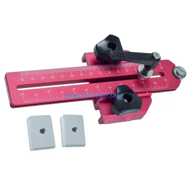 Y6GD Thin Rips Jig調整可能な木材Gudie Tableawルーター用のTボルトスライダー付きテーブル