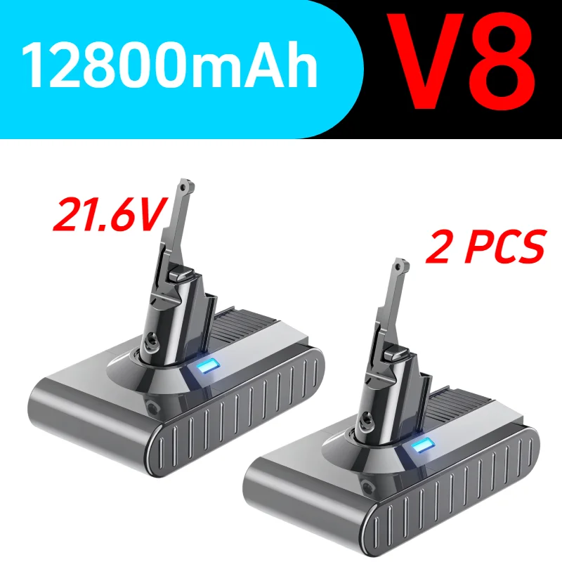 

12800mAh Vacuum Cleaner Battery For Dyson V8 Series Li-ion Replacement Original Battery DC58 DC62 DC74 SV11 SV10 SV12