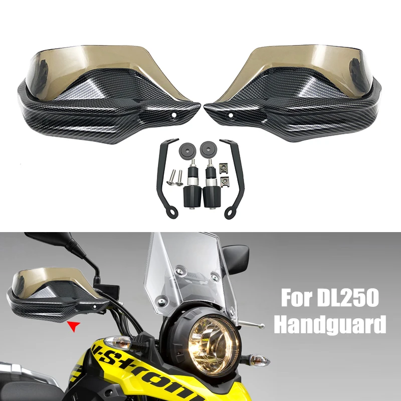 Protetor de mão para motocicleta, protetor de para-brisa para suzuki v-tomada dl250 dl 250 vstrom vstrom250 gw250 2017-2021 2019 2020