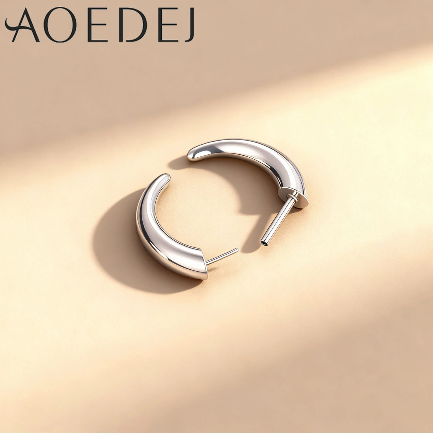AOEDEJ 1 PC 16G Plug-In-Stil Edelstahl Nasenringe Damen Herren Septum Ring Spike Ox Horn Große Messgeräte Körperpiercings 8/10 MM – Detail 4
