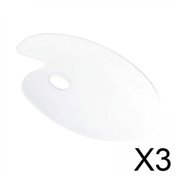 لوحة مكياج أكريليك شفافة، صينية خلط محمولة، أداة تجميل احترافية لفناني مكياج مستحضرات التجميل #1