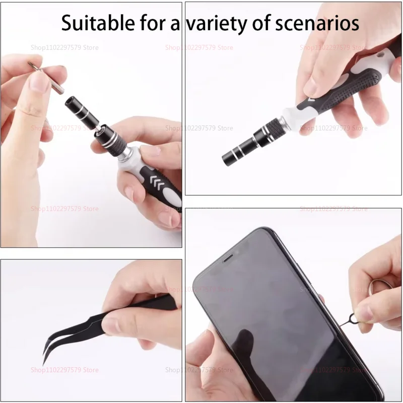 115 في 1 طقم تصليح الكمبيوتر المحمول المغناطيسي طقم مفك برغي دقيق مفك براغي صغير للكمبيوتر الإلكتروني وأداة إصلاح #2