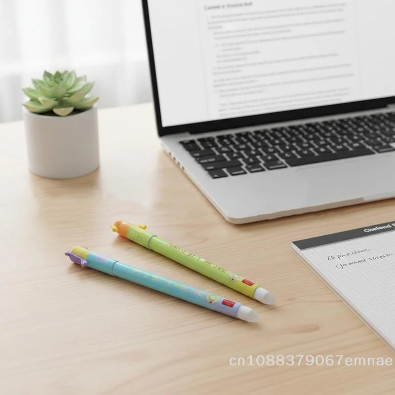 

[ZYAS] Cute Valentine's Day Erasable Gel Pen 0.5mm Gel Pen For Writing School Supplies Painting Writing Drawing Erasable Gel Pen