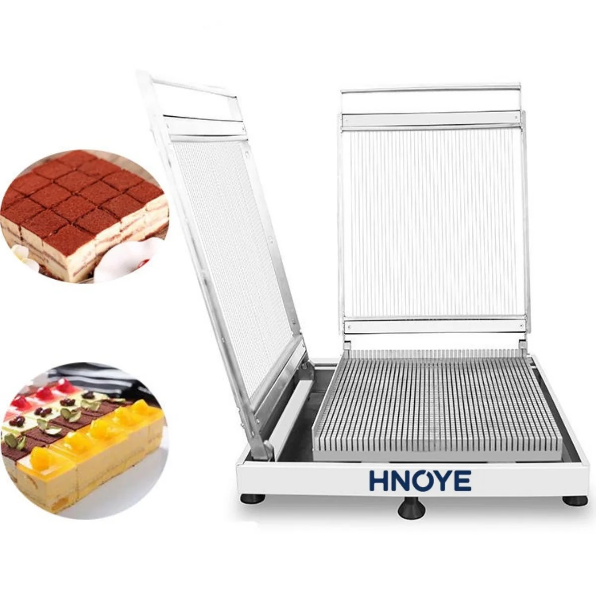 

304 Stainless Steel Chocolate Guitar Cutting Machine For Soft Candy Fudge Butter Block