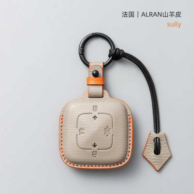 High end leather special key set For Zeekr 9X 001 7X 007 X /MIX/007GT Car remote control modification shell key chain