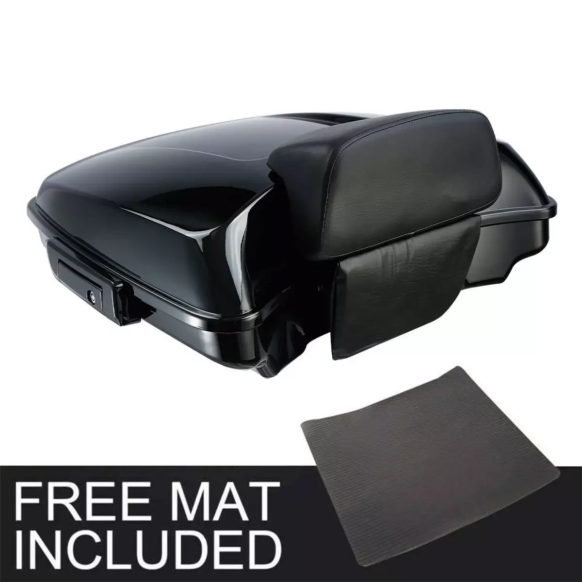 

Motorcycle Razor Trunk Backrest Fit For Harley Touring Electra Glide Road King 2014-2025