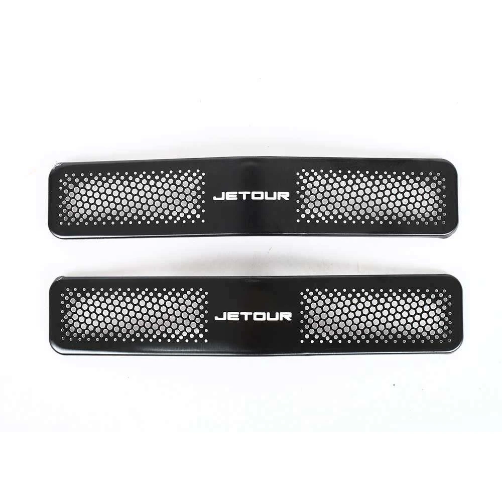 

Abaiwai Car Seats Air Conditioning Outlet Stainless Steel Cover For Jetour Traveller T2 2023 2024 2025 3d Modified Accessories