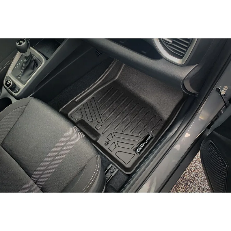 Custom Fit Floor Mats 2 Row Set Black for 2020 2021 2022 2023 2024 Hyundai Venue   United States