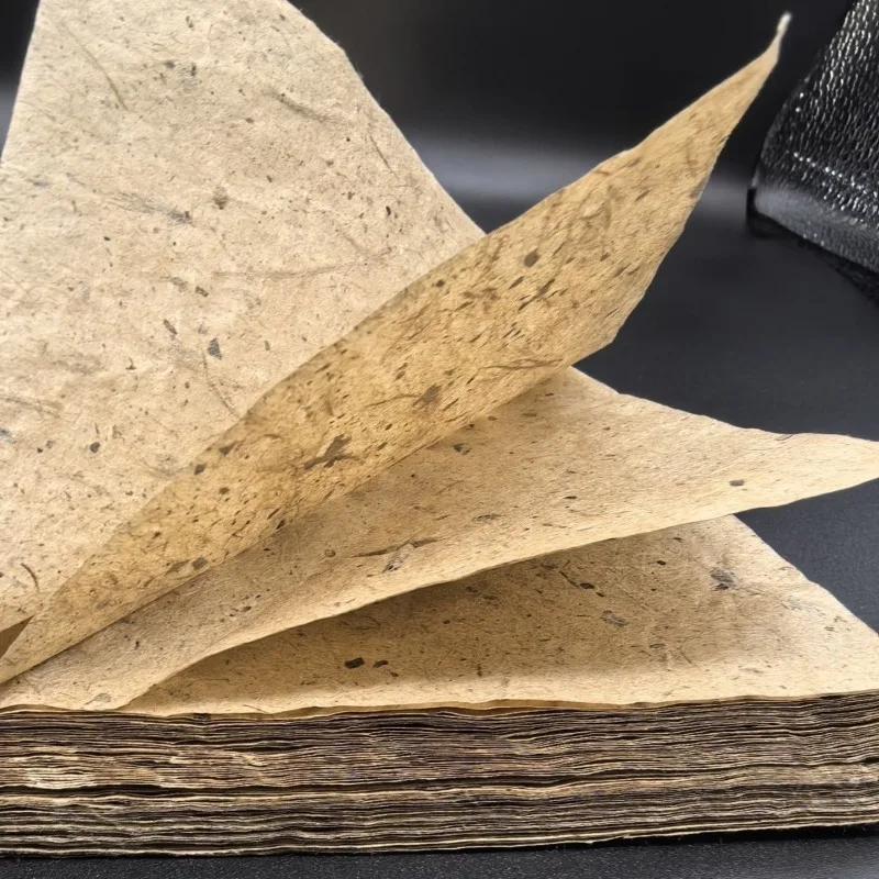 

Mulberry Bark Handmade Paper, Ancient Traditional Craft Paper, Sealing Paper for Wine Jar, Painting, Moxa, Tea Packaging