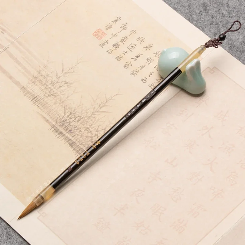 Mixed Hair Chinese Calligraphy Writing Brush Chinese Painting Pen Professional Regular Small Script Huzhou Cursive Script Brush