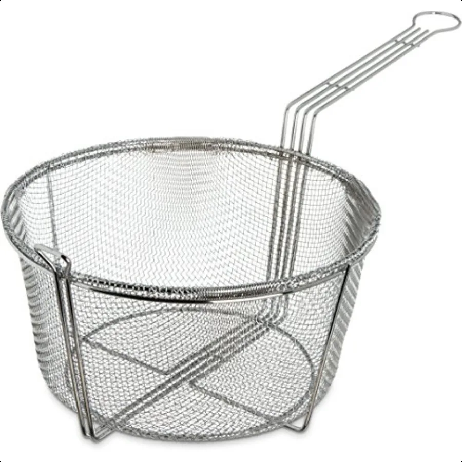 

Carlisle FoodService Products Корзина для фритюрницы из хромированной стальной сетки, диаметр 11,25 x глубина 6,25