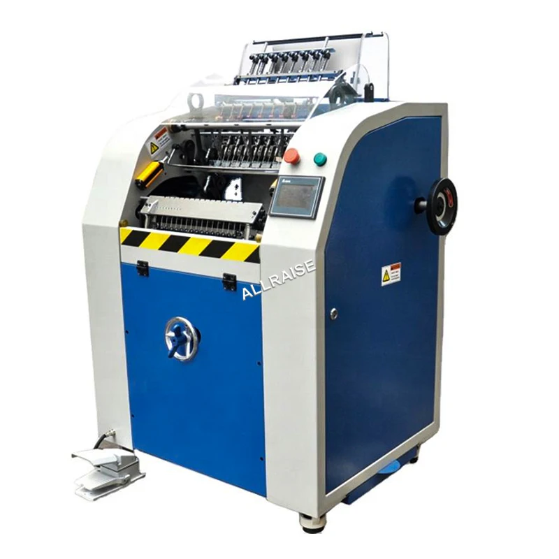 Semi Automatic Paper Book Sewing Machine Small Simple A4 Exercise Book Notebook Thread Threading Binding Machine Price for Sale