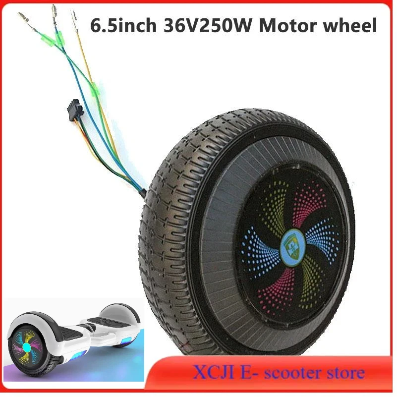 

6.5 Inch Hoverboard motor new type 36V 250W Electric Scooter hoverboard wheel hub Motor promotion factory price wholesale