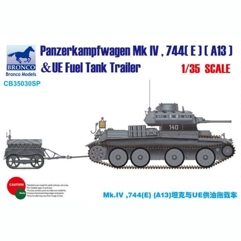 bronco-models-1-35-panzerkampfwagen-mk-iv-744-e-a13-ue-fuel-tank-trailer-plastic-unassemble-model-kit