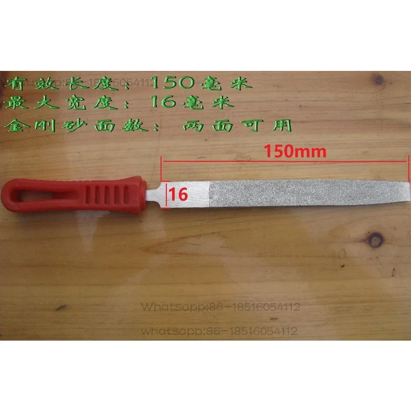 

Малые алмазные напильники (с открытым краем, для обрезки) - для профилирования заточных станков с фиксированным углом