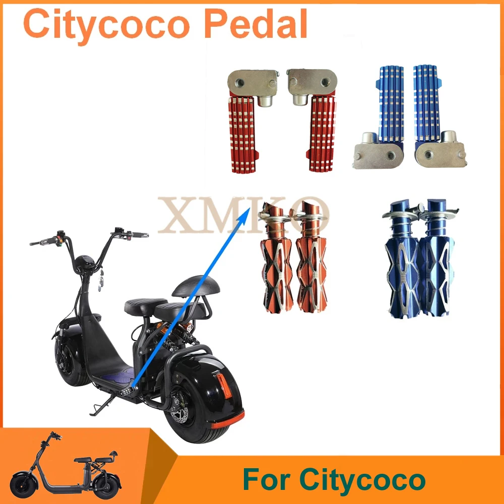 Citycoco Pedal Rear Foot Rest Coloured Aluminium Alloy Chinese Halei Electric Scooter Pedal Foot Rest For Citycoco Spare Parts