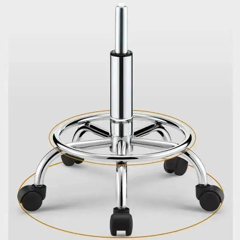 Barber Beauty Chair Salon Shop Furniture Hairdressing Chair Rotary Lifting With Wheels Round Stool Manicure Soft Leather Chairs