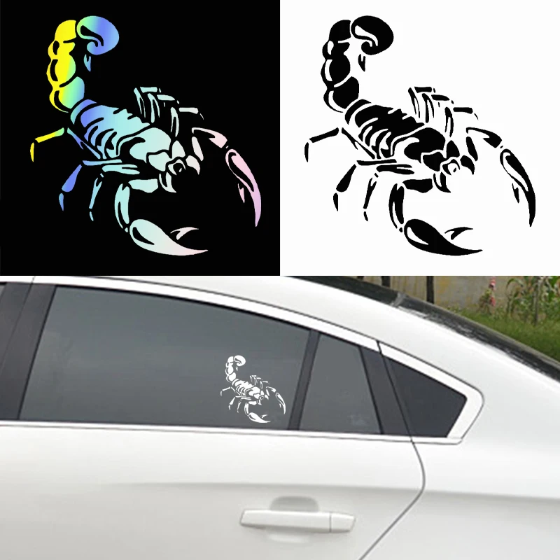 Car Sticker And Decals Reflective Laser Car Styling 3D Stickers Waterproof Sunscreen Scorpion style