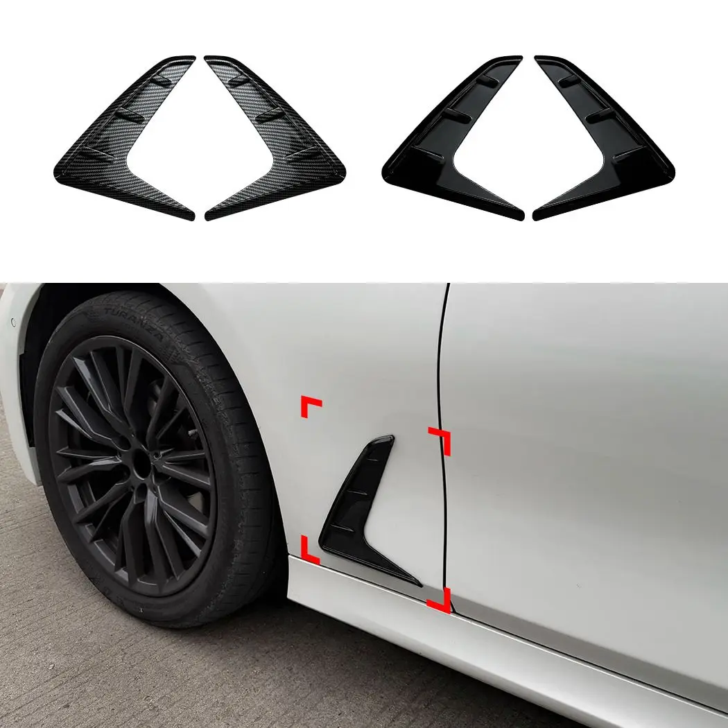 

Для BMW 3 серии G20 G21 318i 320i 330i M340i M340d 2019-2025: глянцевая черная накладка на воздухозаборник бокового крыла, декоративная отделка кузова